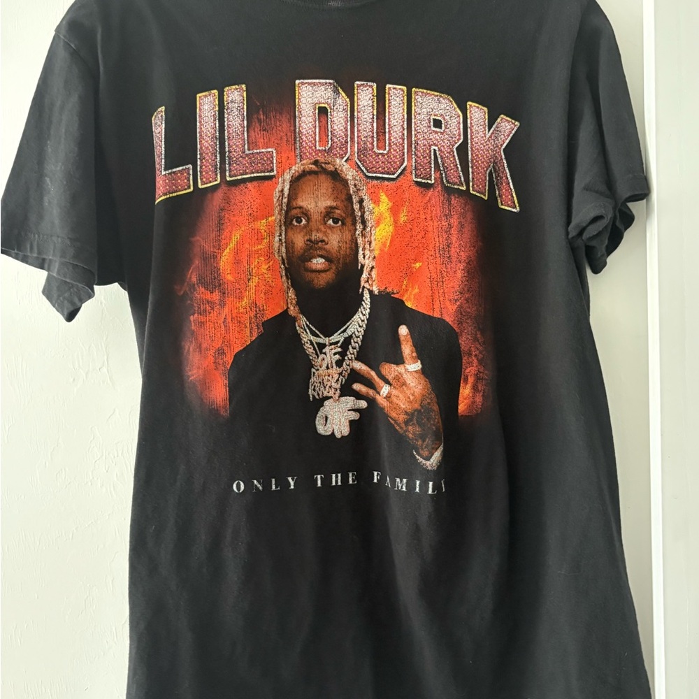Black Graphic Tee with Bold Design